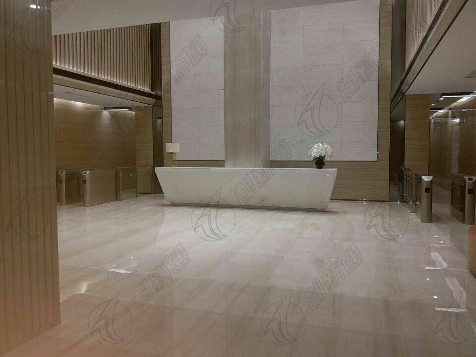 臨沂豪森麗都大廈-圓弧斜面擺閘案例